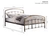 Land Of Beds Perth Antique Bronze Metal Bed Frame7