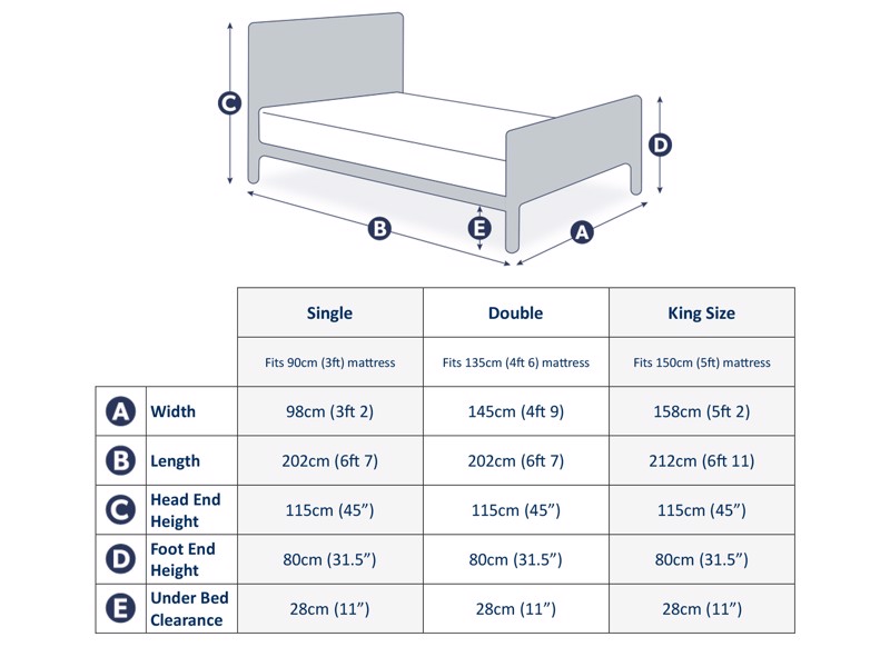 Land Of Beds Perth Antique Bronze Metal Double Bed Frame6