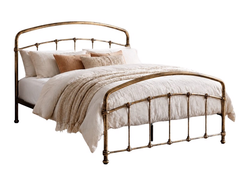 Land Of Beds Perth Antique Bronze Metal Bed Frame3