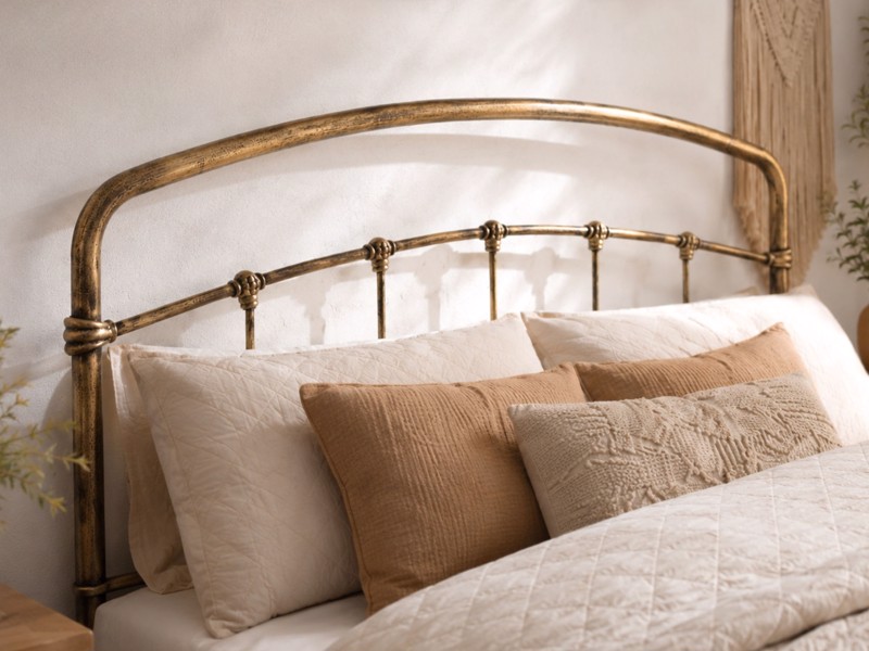 Land Of Beds Perth Antique Bronze Metal Bed Frame4