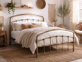 Land Of Beds Perth Antique Bronze Metal Bed Frame1