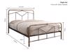 Land Of Beds Stanley Antique Bronze Metal Double Bed Frame6