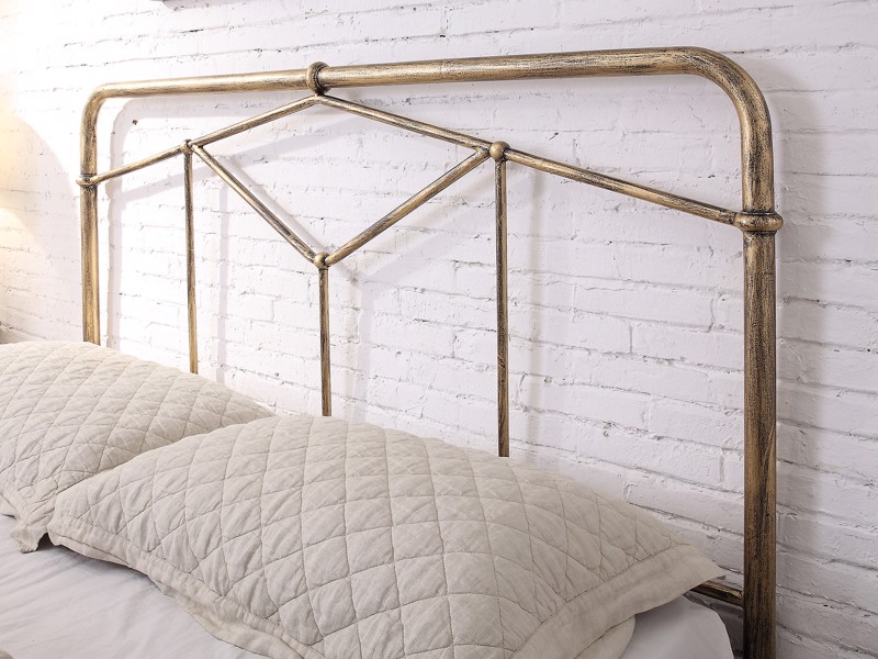 Land Of Beds Stanley Antique Bronze Metal Bed Frame3