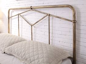 Land Of Beds Stanley Antique Bronze Metal Bed Frame3