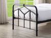 Land Of Beds Stanley Black Metal Double Bed Frame4