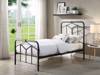 Land Of Beds Stanley Black Metal Double Bed Frame5