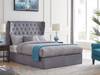 Land Of Beds Sunbury Grey Fabric Ottoman Bed1