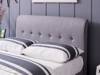 Land Of Beds Melbourne Grey Fabric Ottoman Bed3