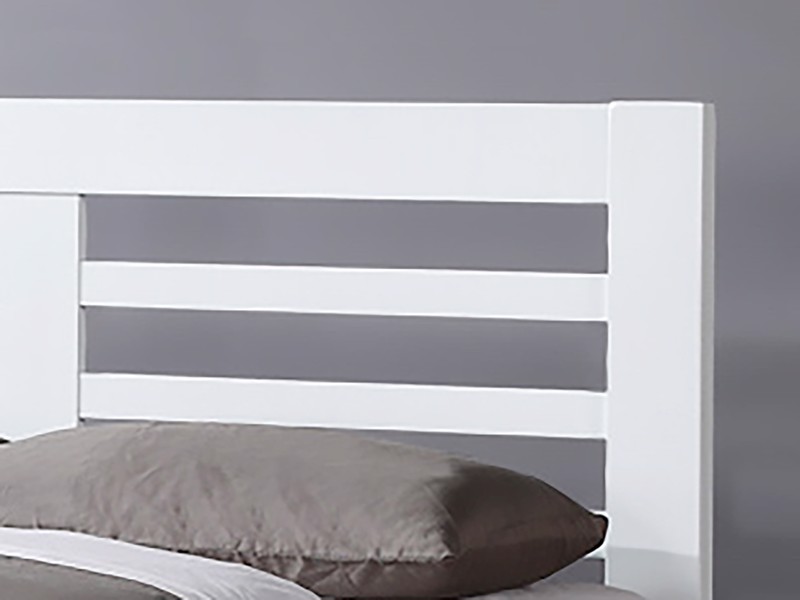 Land Of Beds Sydney White Wooden Double Bed Frame3