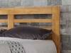 Land Of Beds Sydney Oak Finish Wooden Bed Frame3