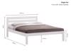 Land Of Beds Tamworth White Bed in a Box Wooden Single Bed Frame4