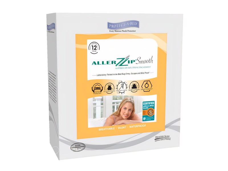 Protect A Bed AllerZip Small Double Mattress Protector1
