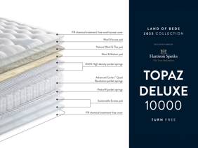 Harrison Spinks Topaz Deluxe King Size Zip & Link Mattress6
