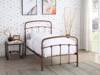 Land Of Beds Perth Shining Rose Metal Bed Frame4