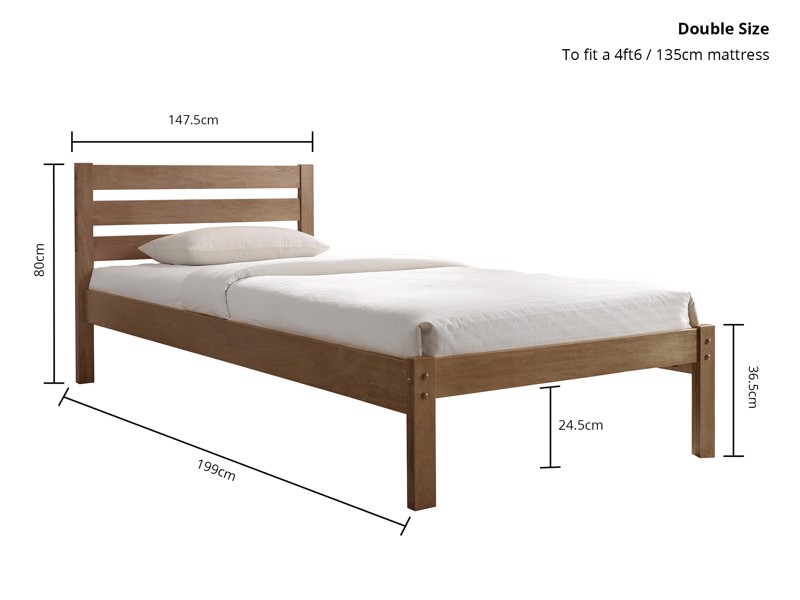 Box frame deals full size bed