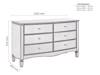 Land Of Beds Venus 6 Drawer Wide Chest of Drawers5