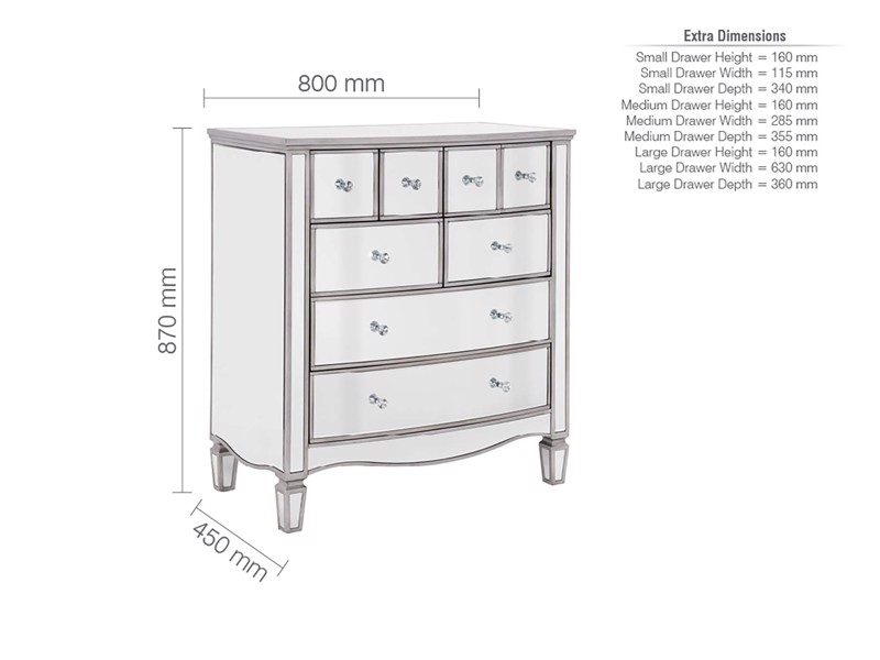 Land Of Beds Venus Merchant Chest of Drawers6