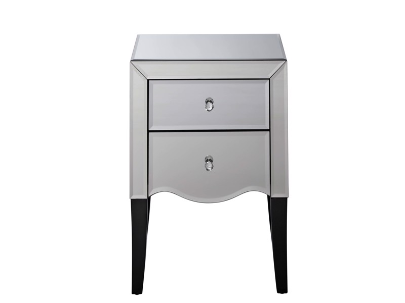 Land Of Beds Mercury 2 Drawer Bedside Table2