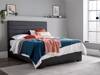 Land Of Beds Harding Slate Fabric Super King Size Ottoman Bed1