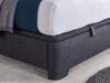 Land Of Beds Harding Slate Fabric Ottoman Bed4