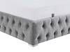 Land Of Beds Mayfair Silver Fabric Super King Size Ottoman Bed6