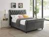 Land Of Beds Oxford Smoke Fabric Ottoman Bed1