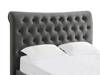 Land Of Beds Oxford Smoke Fabric Super King Size Ottoman Bed6