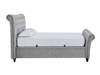 Land Of Beds Oxford Silver Grey Fabric King Size Ottoman Bed4
