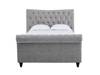Land Of Beds Oxford Silver Grey Fabric King Size Ottoman Bed5
