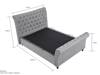 Land Of Beds Oxford Silver Grey Fabric King Size Ottoman Bed9