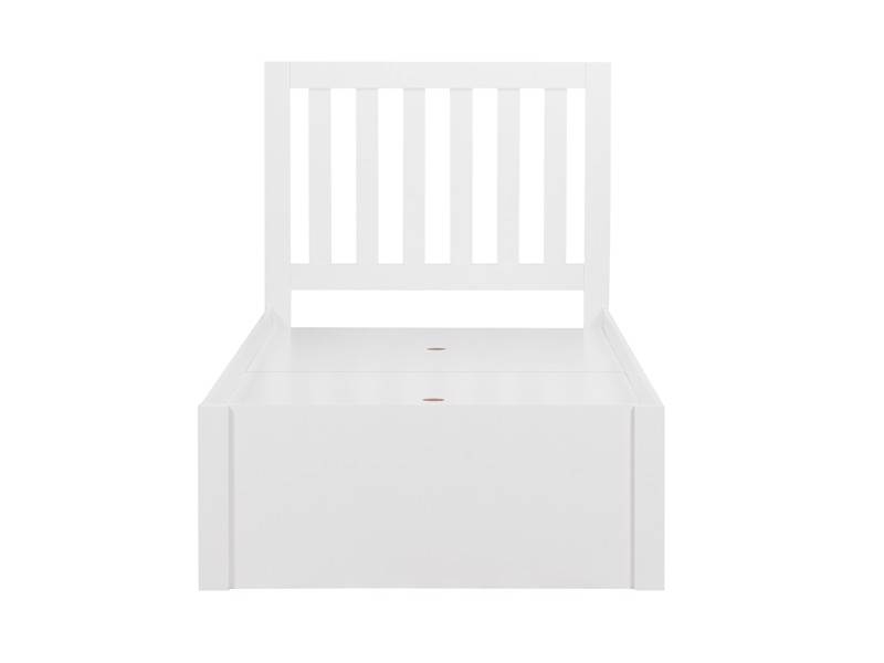 Land Of Beds Athena White Wooden Single Childrens Bed3