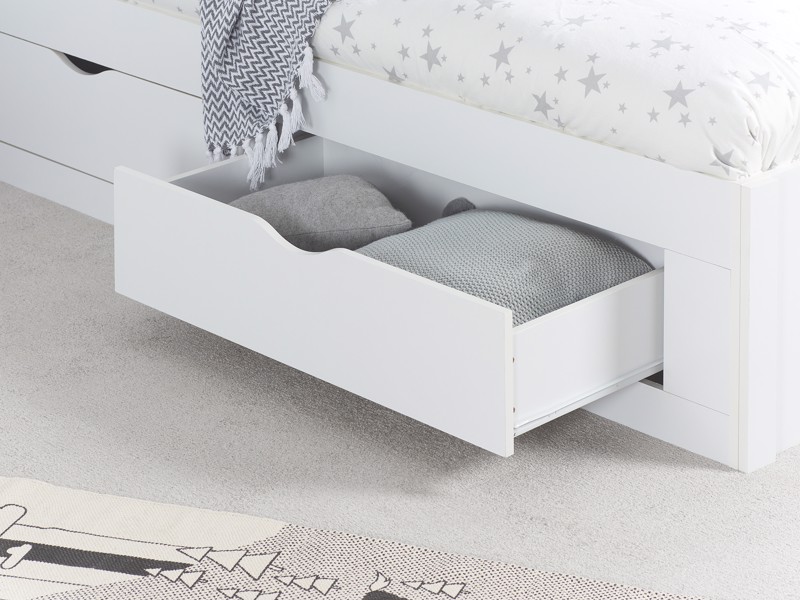 Land Of Beds Athena White Wooden Single Childrens Bed4