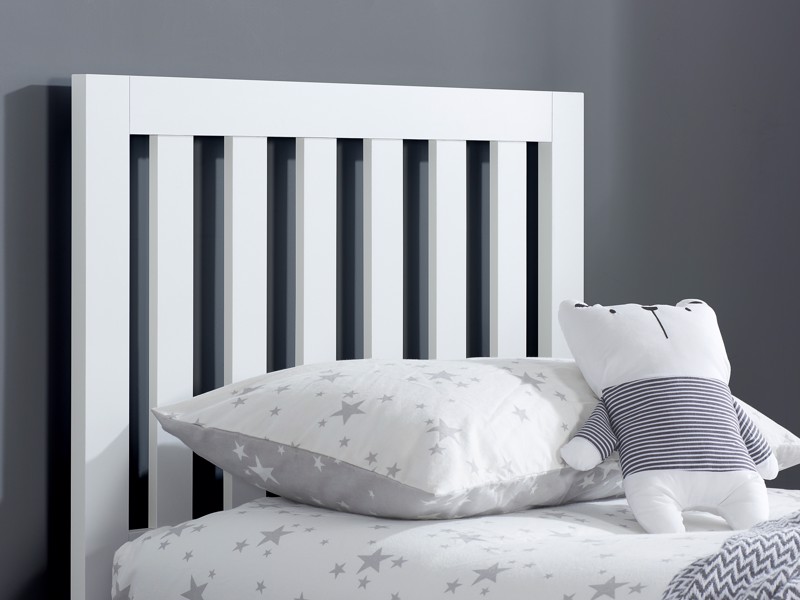 Land Of Beds Athena White Wooden Single Childrens Bed5
