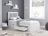 Land Of Beds Athena White Wooden Single Childrens Bed1