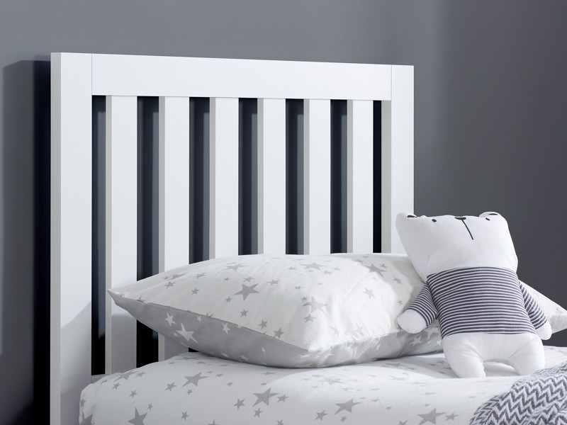 Land Of Beds Athena White Wooden Kids Bed2