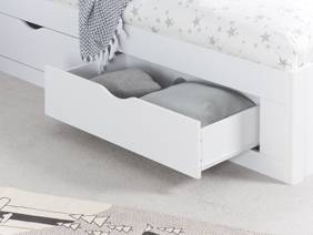 Land Of Beds Athena White Wooden Kids Bed4