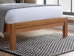 Land Of Beds Saunders Oak Wooden Bed Frame5