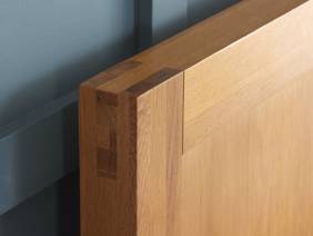 Land Of Beds Saunders Oak Wooden Bed Frame6