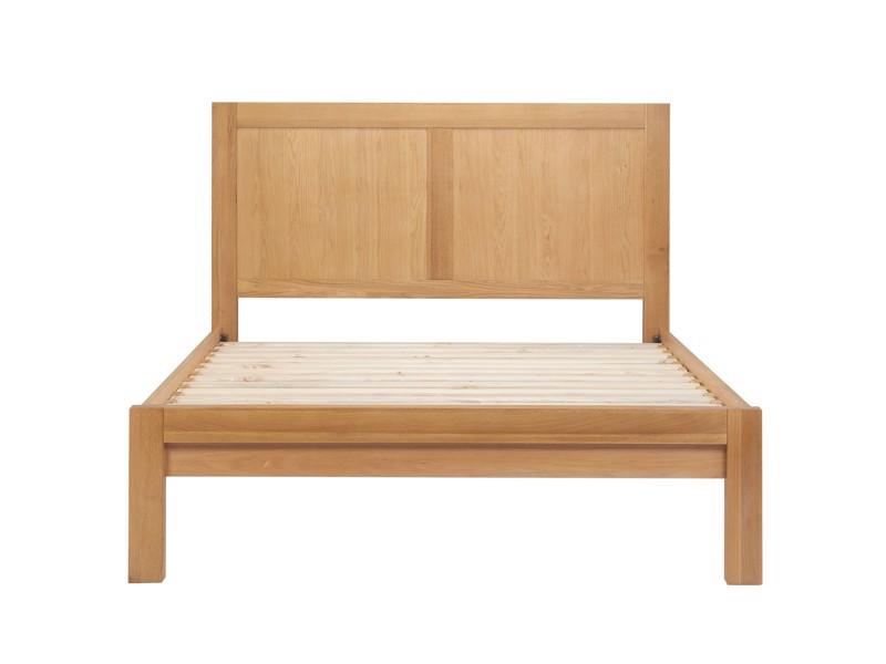 Land Of Beds Saunders Oak Wooden Bed Frame4