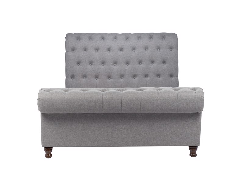 Land Of Beds Alexandra Grey Fabric Side Opening Ottoman Bed3