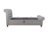 Land Of Beds Alexandra Grey Fabric Side Opening Ottoman Bed2