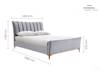 Land Of Beds Haysden Grey Fabric King Size Bed Frame8