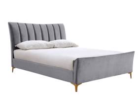 Land Of Beds Haysden Grey Fabric Bed Frame3