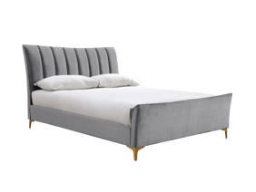 Land Of Beds Haysden Grey Fabric Bed Frame7