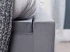 Land Of Beds Carleton Grey Fabric End Opening Ottoman Bed3