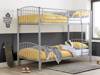 Land Of Beds Hades Grey Metal Bunk Bed1