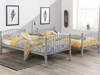 Land Of Beds Hades Grey Metal Bunk Bed3