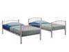 Land Of Beds Hades Grey Metal Bunk Bed8