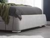 Land Of Beds Sandford Grey Fabric Bed Frame4