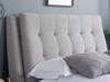 Land Of Beds Sandford Grey Fabric Bed Frame3